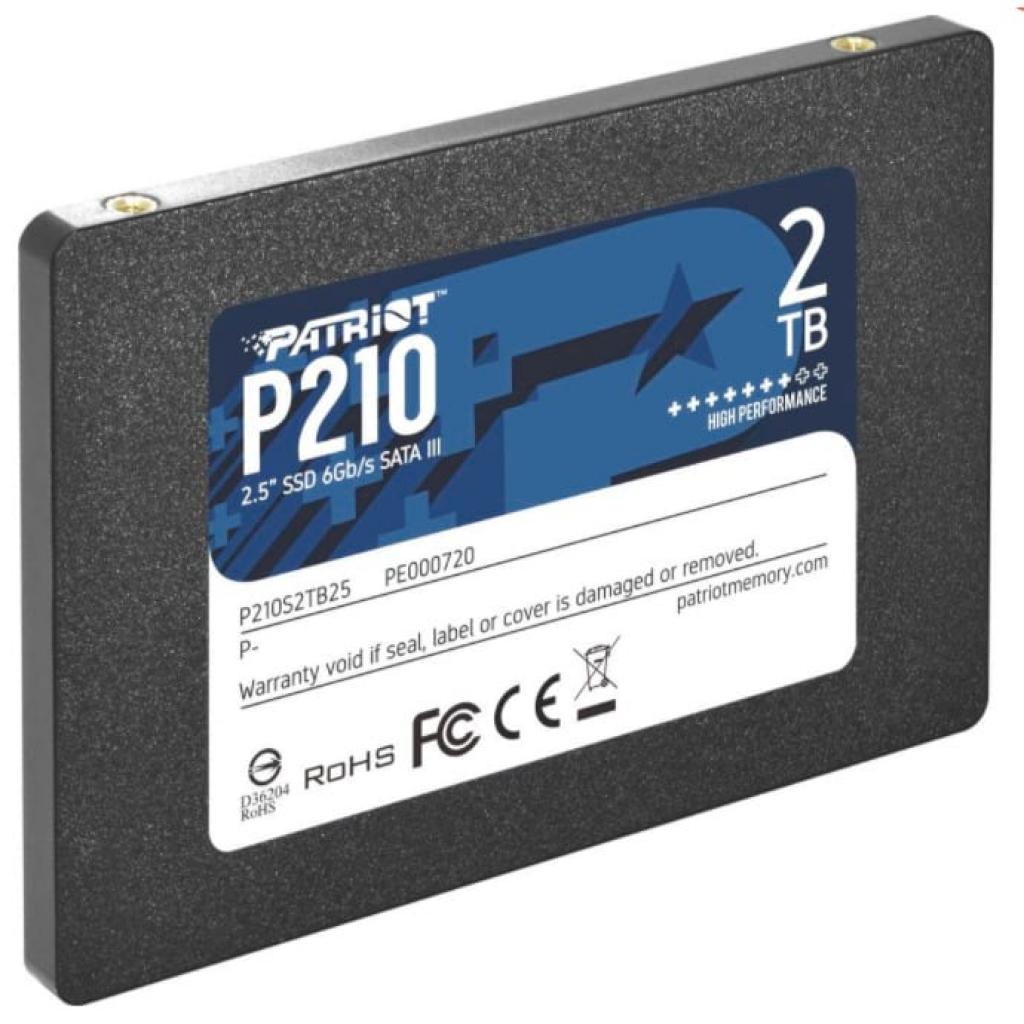 Накопичувач SSD 2.5" 2TB Patriot (P210S2TB25) - зображення 2