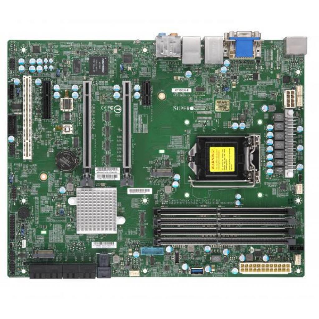 Серверна материнська плата Supermicro X11SCA-F-O - зображення 1