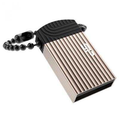 USB флеш накопичувач Silicon Power 8GB Touch T20 Champagne USB 2.0 (SP008GBUF2T20V1C) - зображення 3