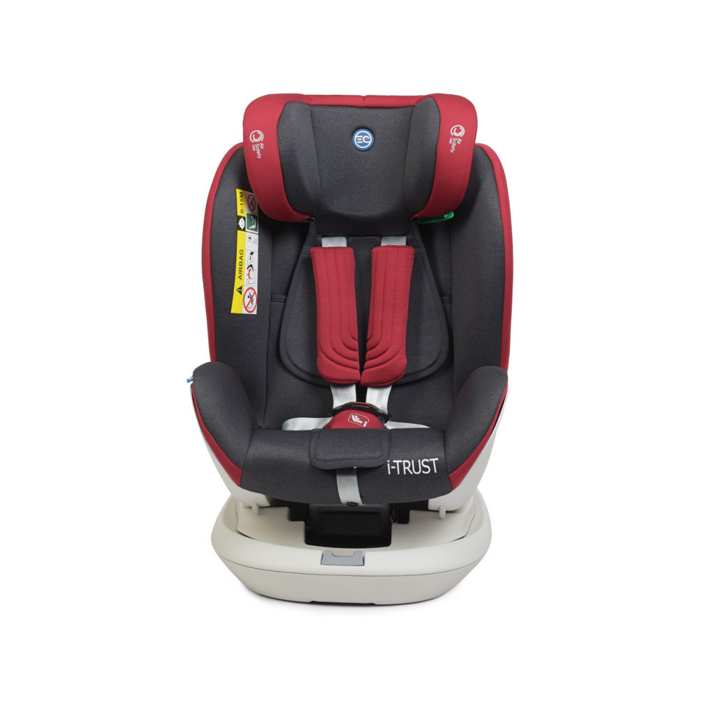 Автокрісло El Camino ME 1081 I-Trust 360 IsoFix 0-36 кг red - зображення 4