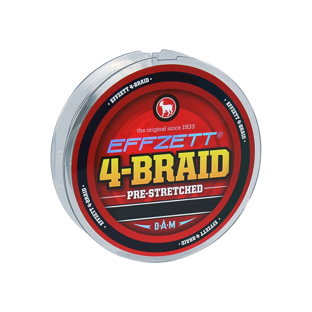 Шнур DAM Effzett 4-BRAID 125м 0,10мм 4,5кг/10Lb (moss green) (52678) - зображення 1