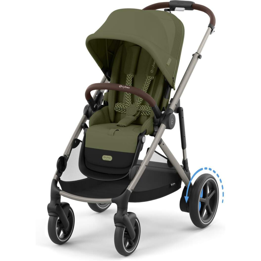Коляска Cybex eGazelle S TPE Moss Green khaki (525000169) - зображення 1