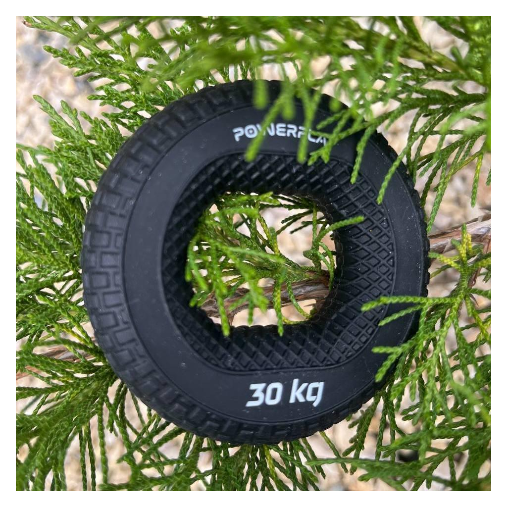 Еспандер PowerPlay PP-4333 Hand Grip Hard 30 кг Чорний (PP_4333_Black_30kg) - зображення 4