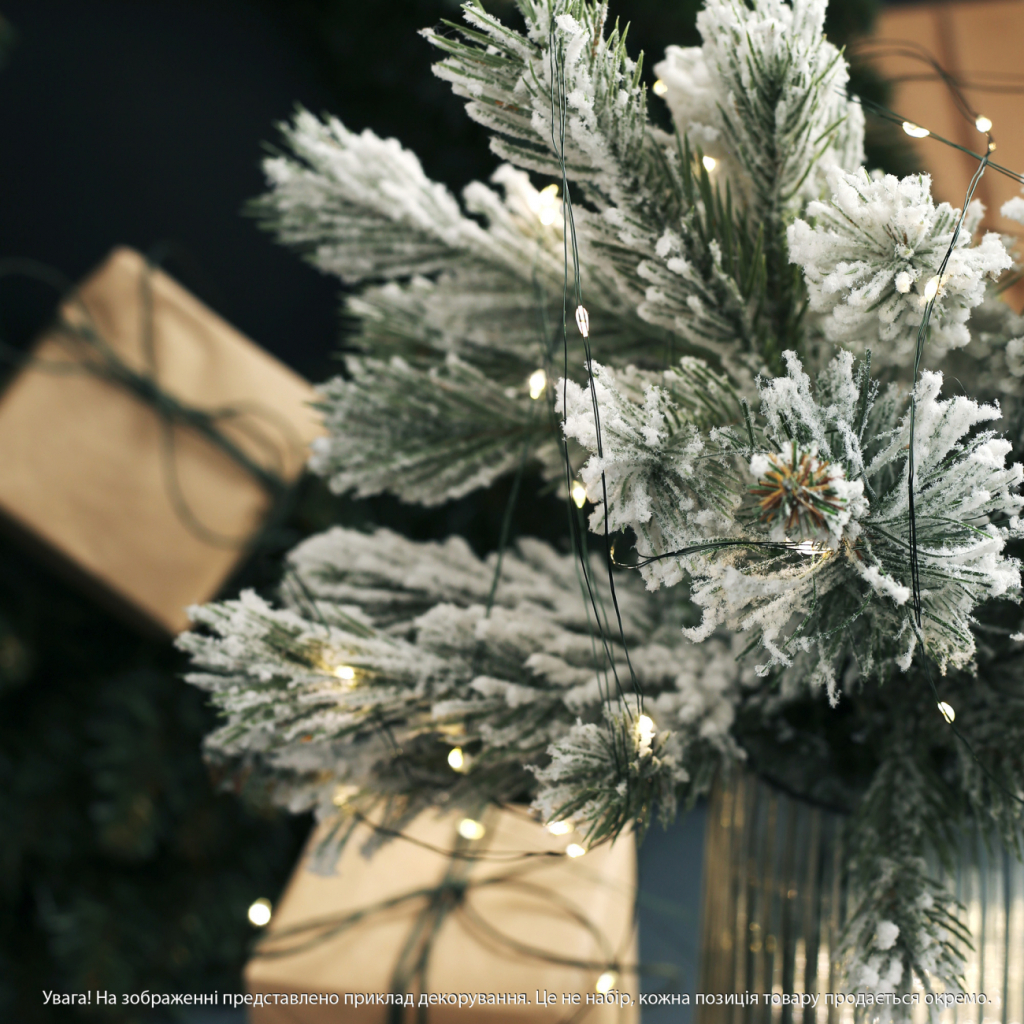 Гірлянда YES! Fun Нитка 100 м, 1000 LED тепло-біла, 8 функцій, пульт. (975128) - зображення 6