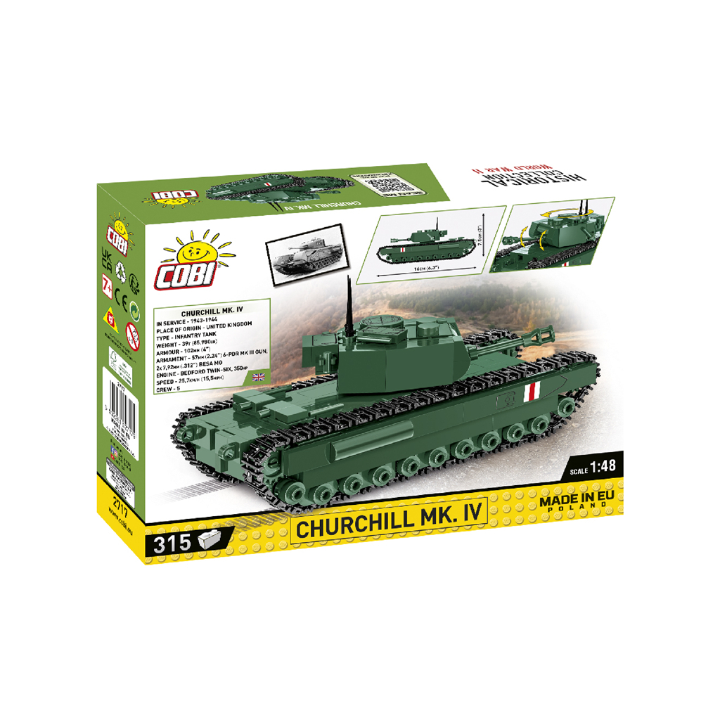 Конструктор Cobi Друга Світова Війна Танк Mk IV Черчилль (A22), 315 деталей (COBI-2717) - зображення 2