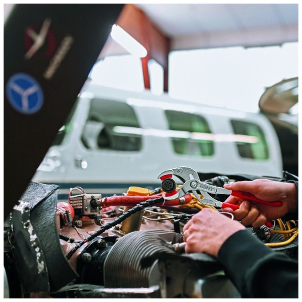 Ключ KNIPEX трубний переставний з резиновою накладкою (81 13 250) - зображення 8