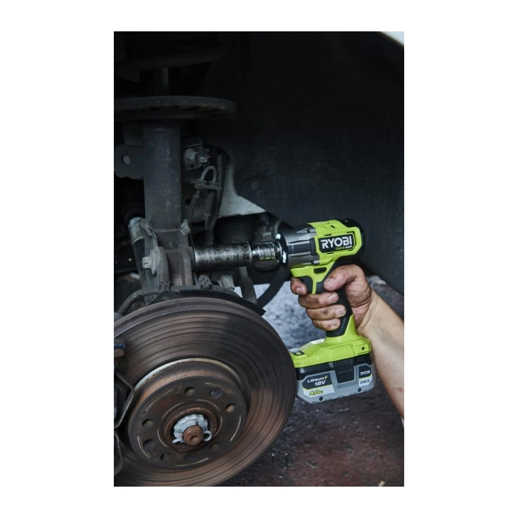 Гайковерт Ryobi ударний ONE+ HP RIW18C-0 18V, 2800об/х,в 450Нм, 1/2"m 4 швидкості (без АКБ та ЗП) (5133005898) - изображение 11