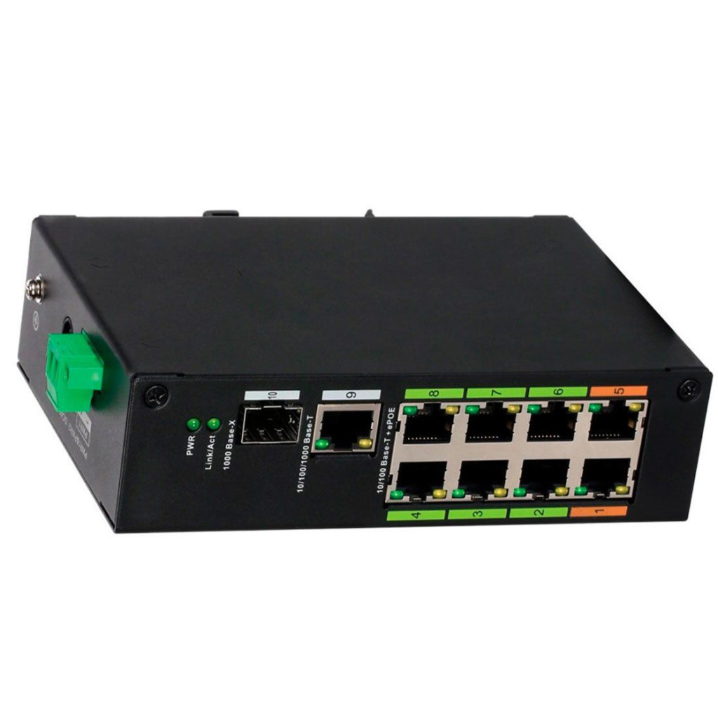 Комутатор мережевий Dahua DH-LR2110-8ET-120 - зображення 3