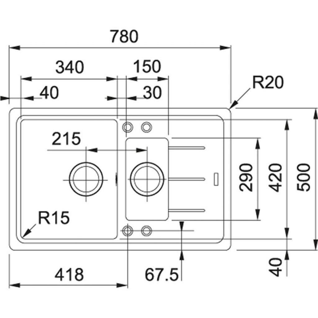 Мийка кухонна Franke BASIS BFG 651-78 (114.0272.603) - зображення 2