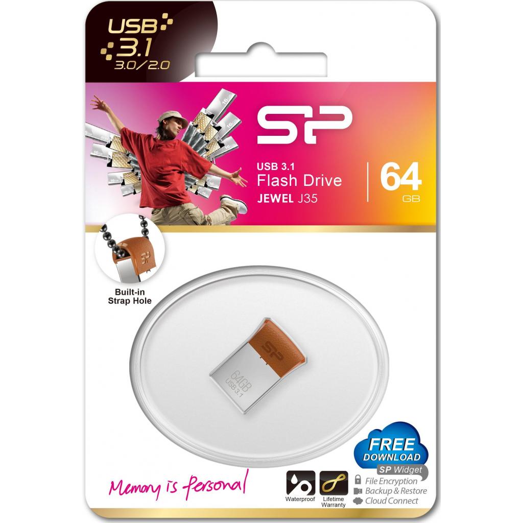 USB флеш накопичувач Silicon Power 64GB Jewel J35 USB 3.1 (SP064GBUF3J35V1E) - зображення 3