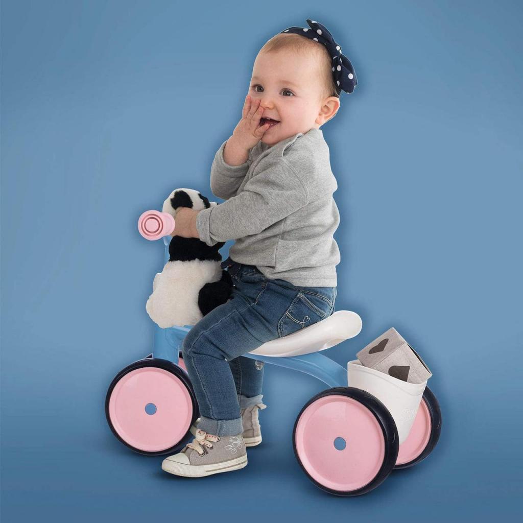 Біговел Smoby металевий, чотирьохколісний Рожевий (721401) - зображення 6