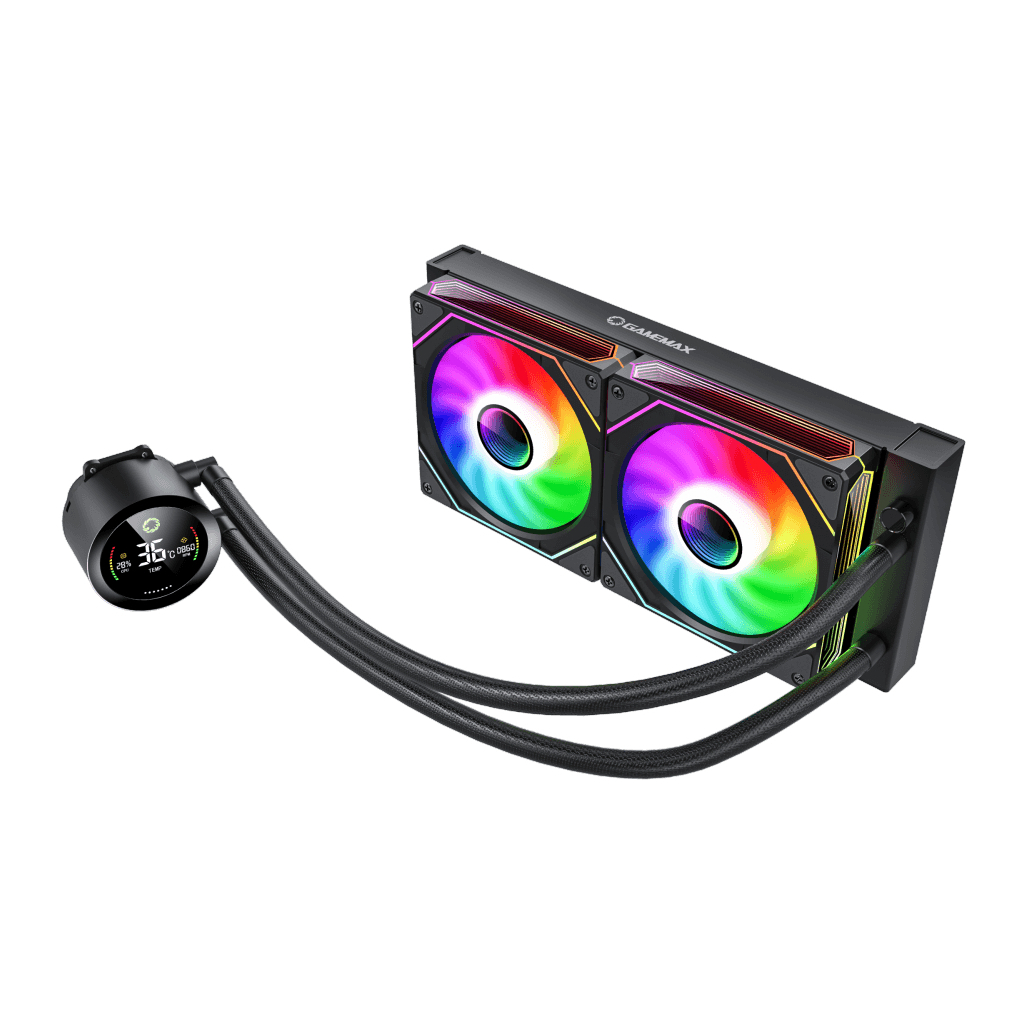 Система рідинного охолодження Gamemax IceBurg 240 Digital BK - зображення 2