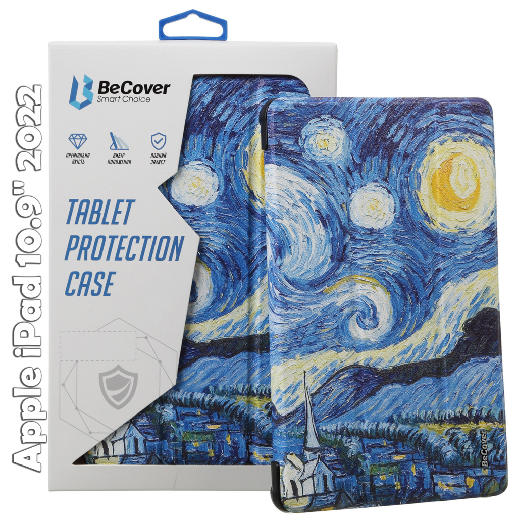 Чохол до планшета BeCover Smart Case Apple iPad 10.9" 2022 Night (709204) - зображення 1