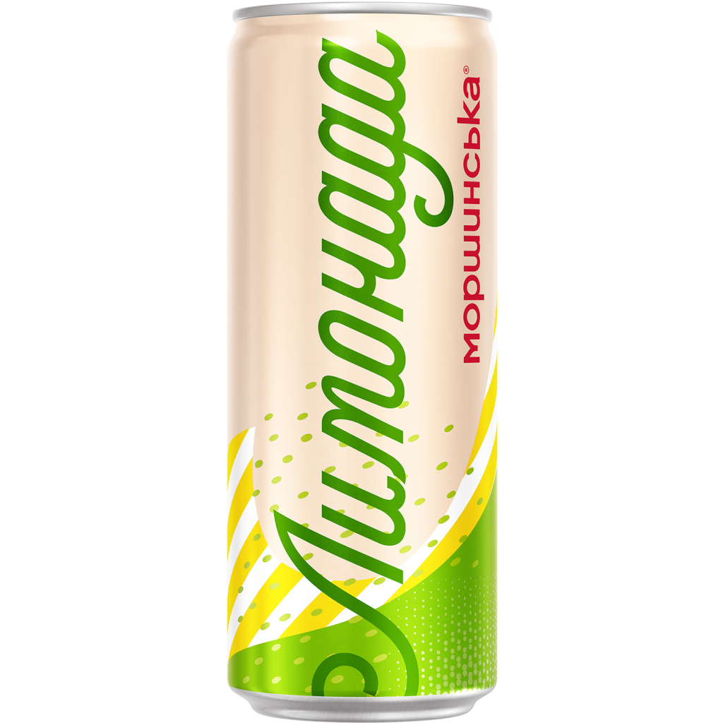 Напій Моршинська соковмісний Лимонада зі смаком Яблука 0.33 л (4820017002844) - изображение 4
