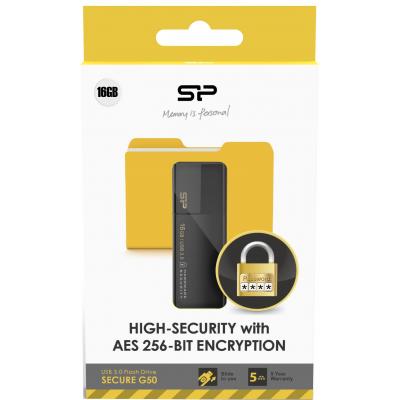 USB флеш накопичувач Silicon Power 16GB Secure G50 USB 3.0 (SP016GBUF3G50V1K) - зображення 4