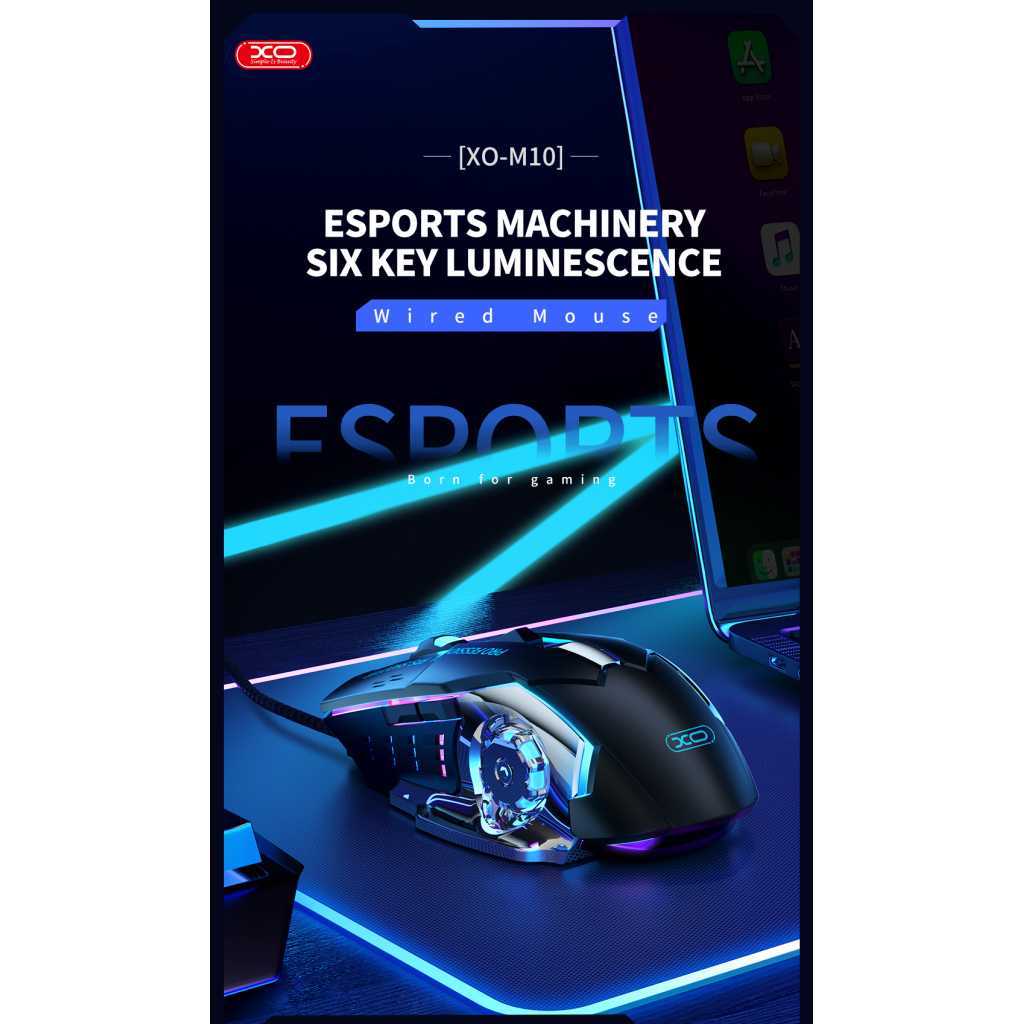 Мишка XO M10 Wireless Black/Silver (M10 Black+Silver) - зображення 7