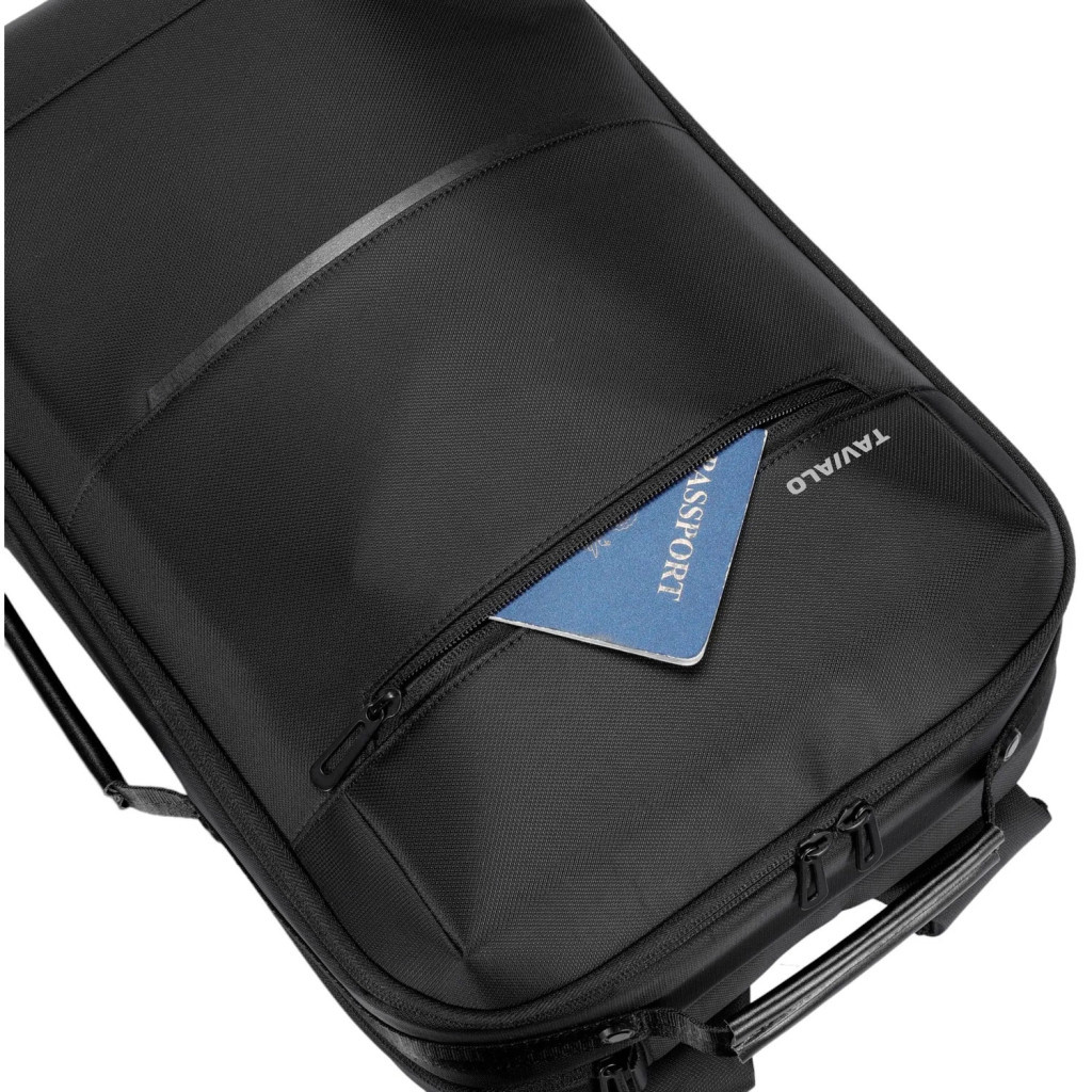 Рюкзак для ноутбука Tavialo 15.6" Smart TB20-2 black, 20л, 45х29х16,5см (TB20-224BL) - зображення 6