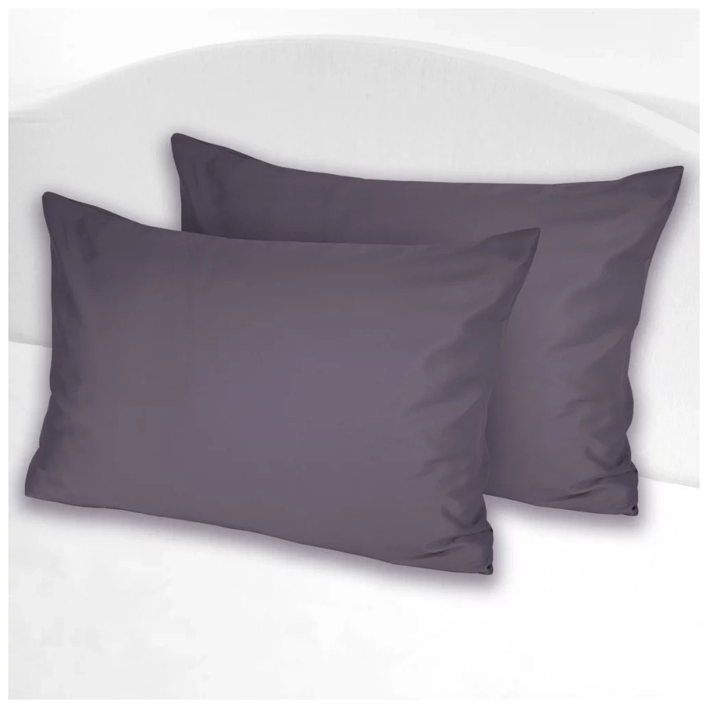 Наволочка Ярослав Сатин сіро-блакитна 02 50х70 2шт (39737) - зображення 1