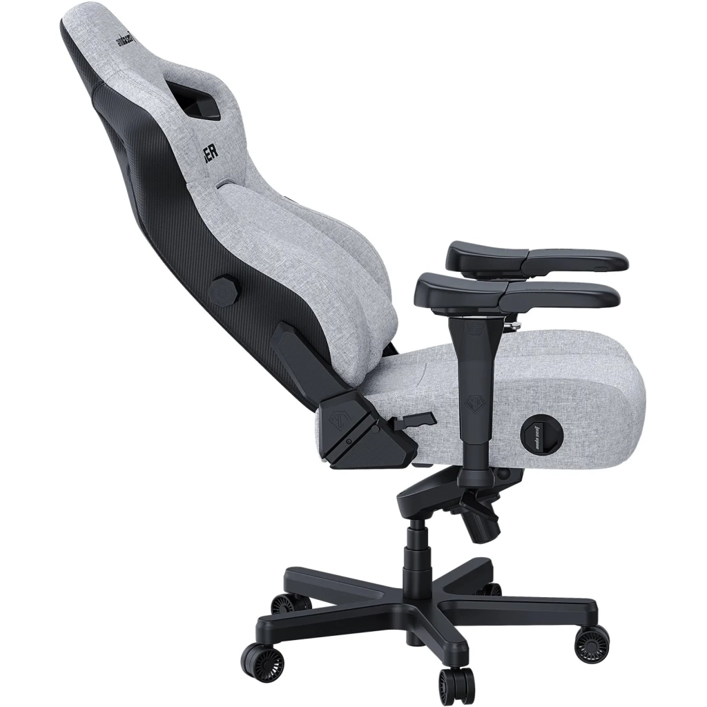 Крісло ігрове Anda Seat Kaiser 4 Fabric Size XL Grey (AD12YDDC-XLL-20-G-CF) - изображение 3