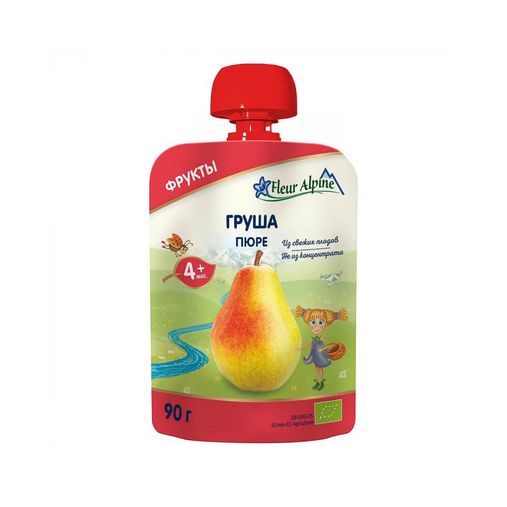 Дитяче пюре Fleur Alpine Груша 90 г (1284003) - зображення 1