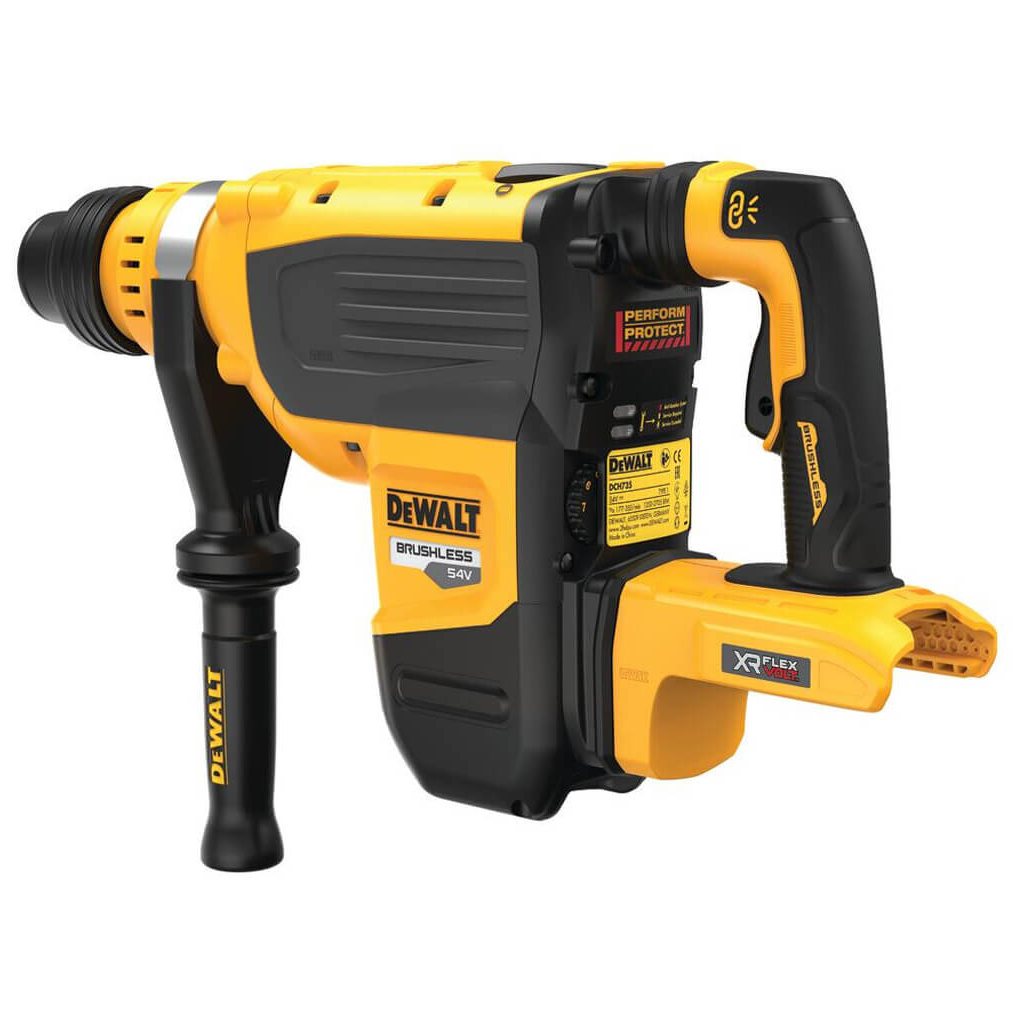 Перфоратор DeWALT безщітковий, SDS-Plus, 18 В, 2.8 Дж, 3 реж. кейс (DCH735N) - зображення 4