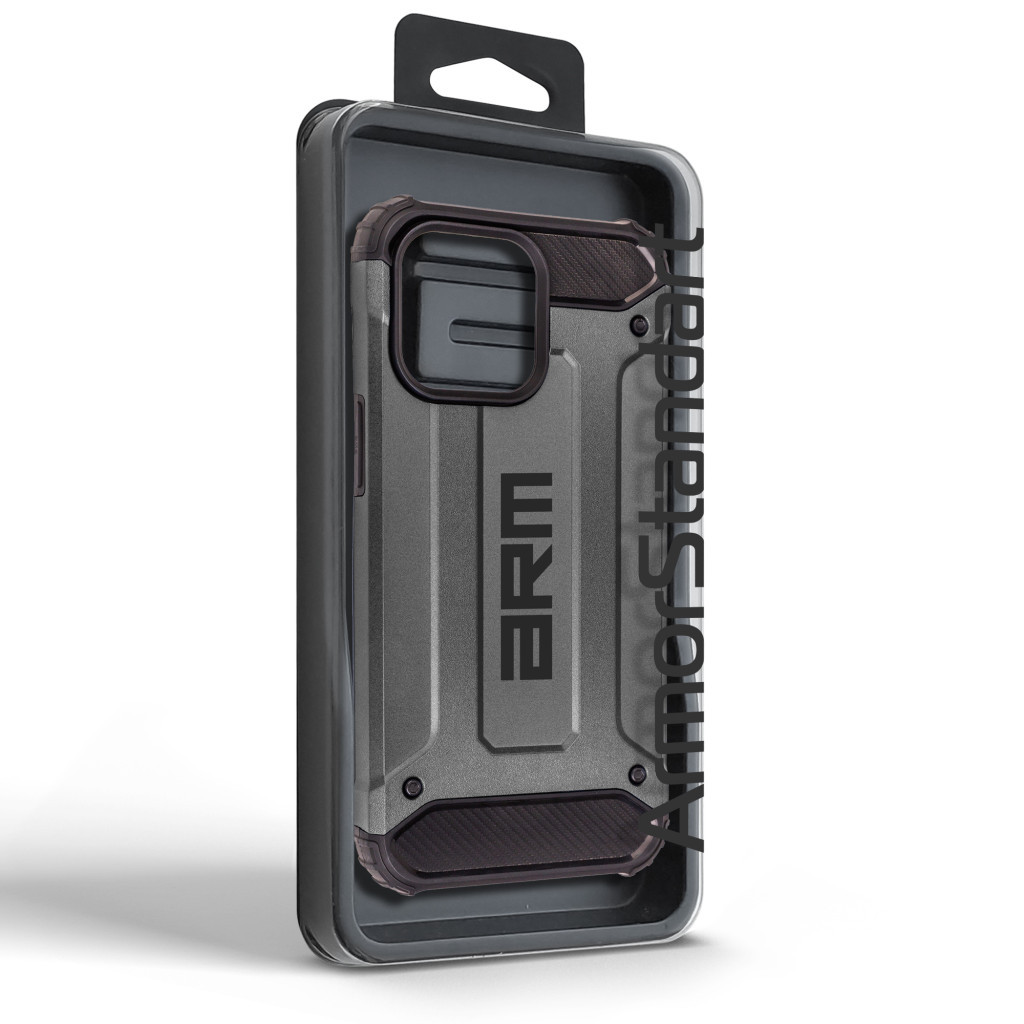 Чохол до мобільного телефона Armorstandart Panzer Apple iPhone 15 Pro Max Grey (ARM75646) - зображення 7