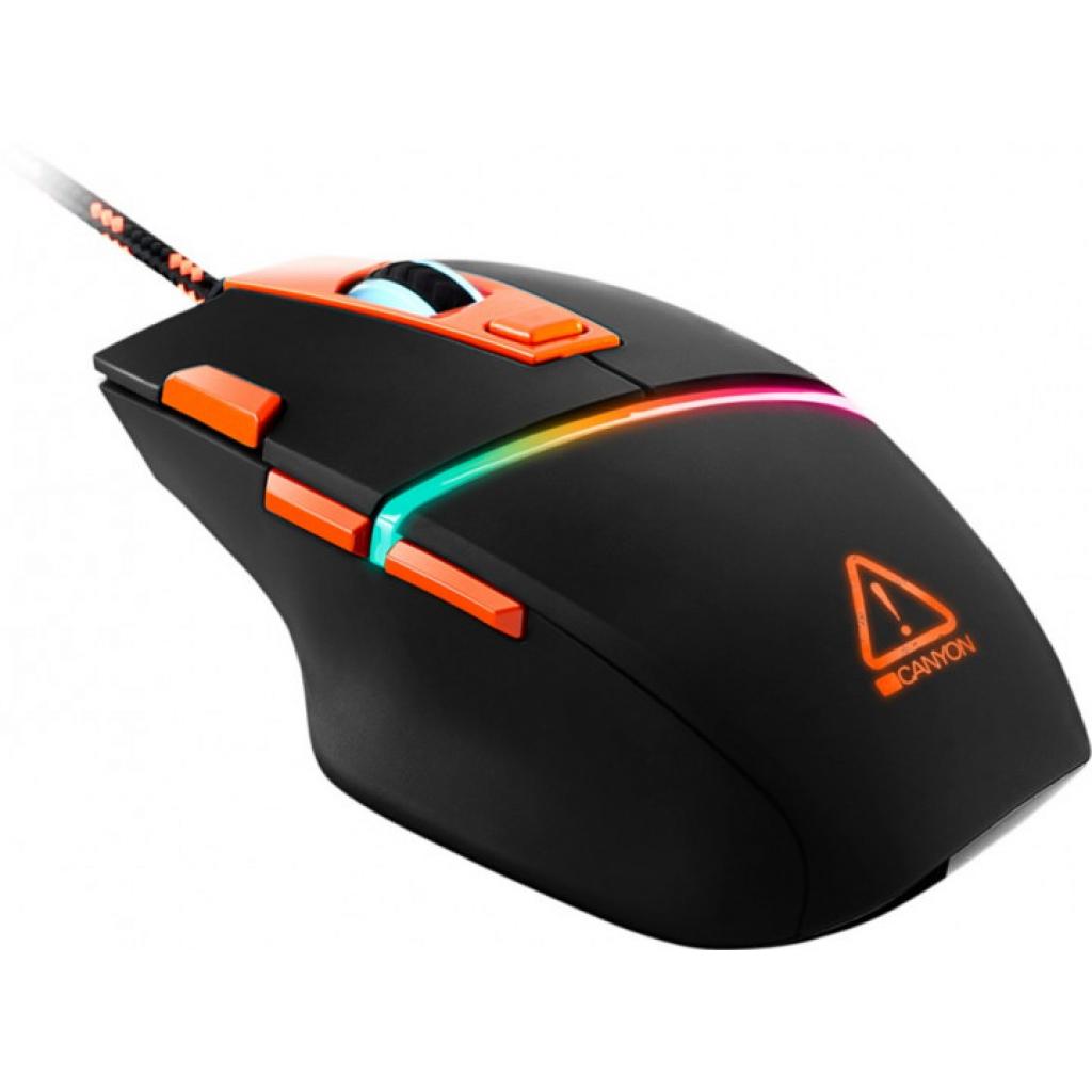 Мишка Canyon Sulaco USB Black (CND-SGM04RGB) - зображення 3