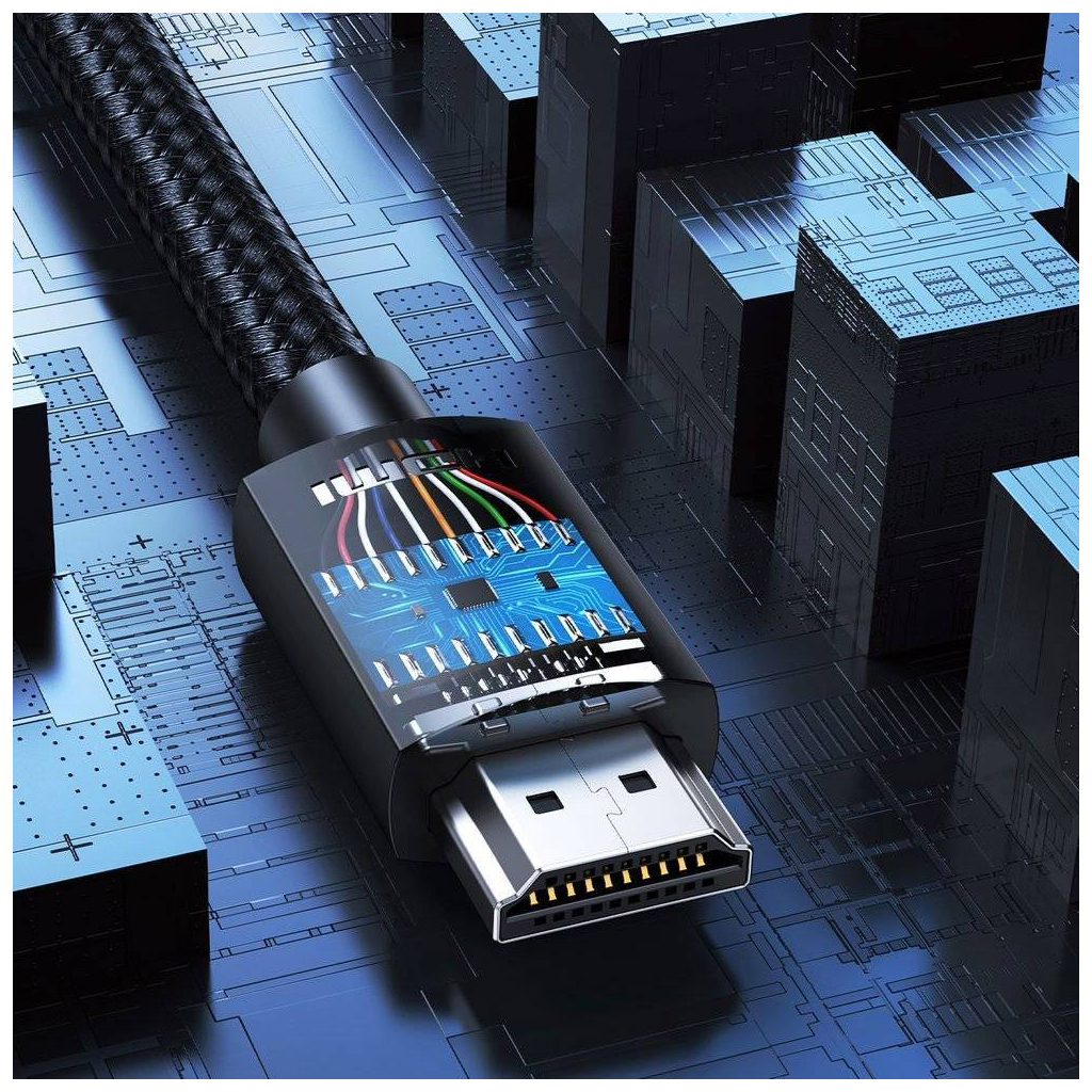 Кабель мультимедійний HDMI to HDMI 5.0m V2.0 HD119 Cafule Ugreen (40103) - зображення 3