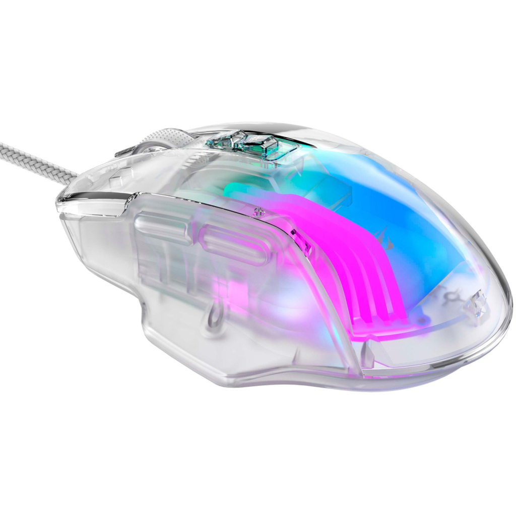 Мишка Havit HV-MS1011SE USB Transparent White (6950676293678) - зображення 5