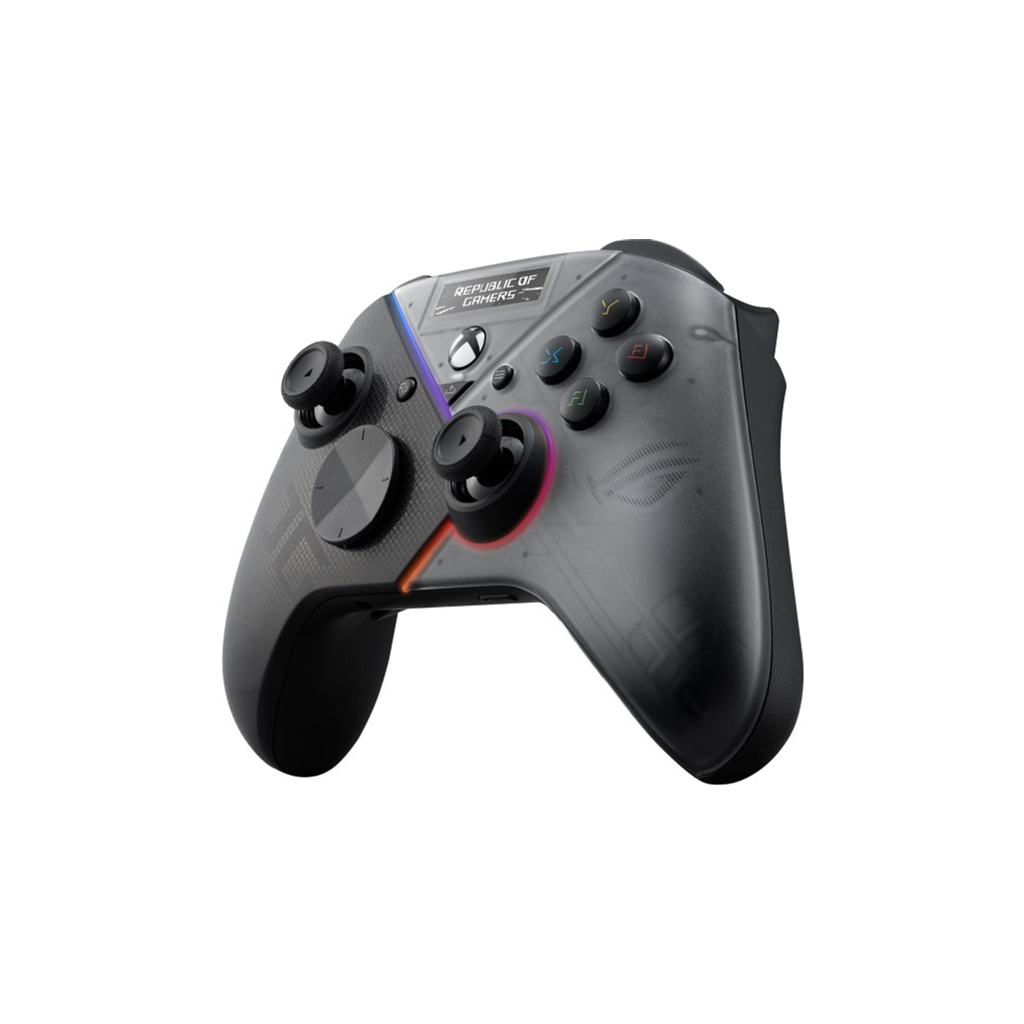 Геймпад ASUS ROG Raikiri Pro USB-С/BT/Wireless Black (90GC00W0-BGP000) - зображення 3