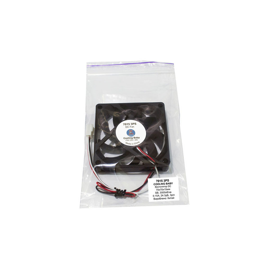 Кулер до корпусу Cooling Baby 7015 3PS - зображення 2