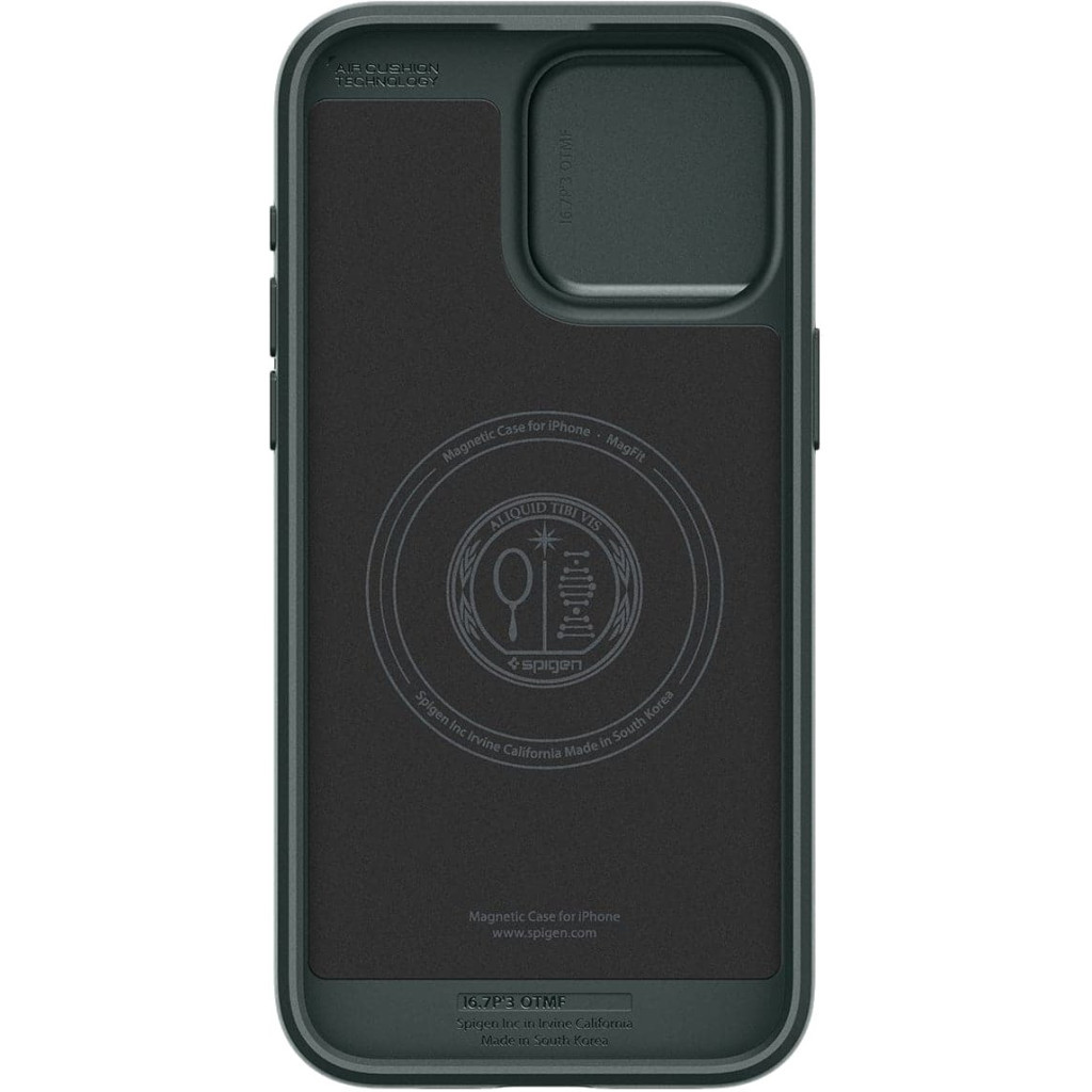 Чохол до мобільного телефона Spigen Apple iPhone 15 Pro Optik Armor MagFit Abyss Green (ACS06739) - изображение 3