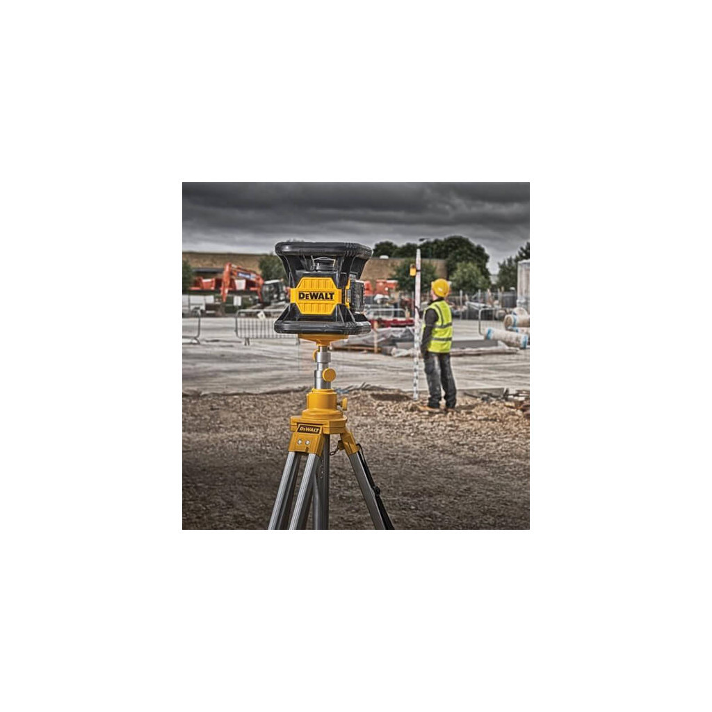 Лазерний нівелір DeWALT ротаційний, 18В XR Li-Ion, зелений промінь, 4.5 кг, 2Ah, ЗУ, кейс (DCE079D1G) - изображение 6