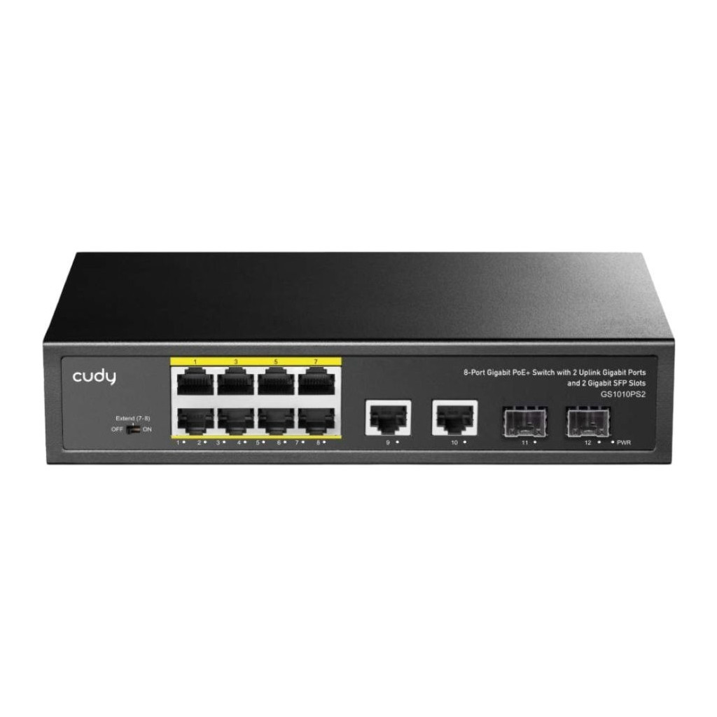 Комутатор мережевий Cudy GS1010PS2(120W) - зображення 1