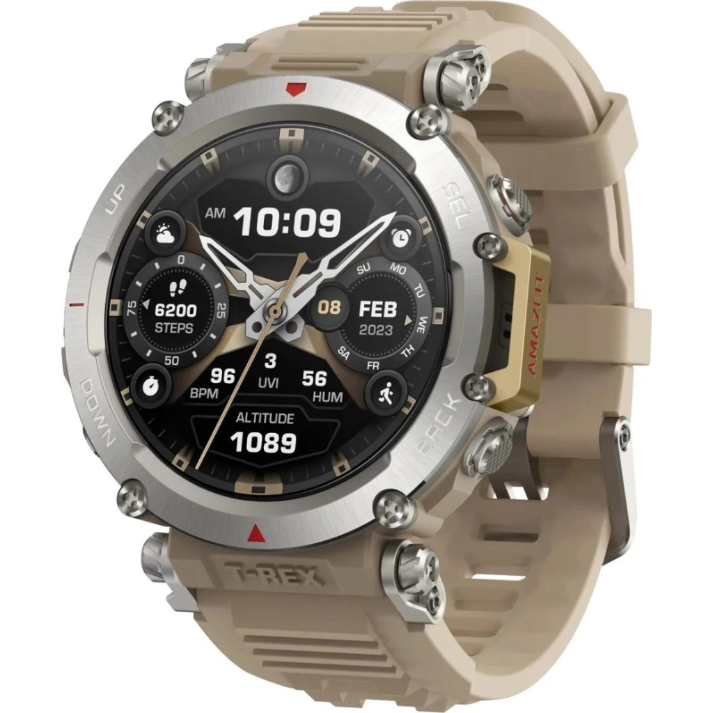 Смарт-годинник Amazfit T-Rex Ultra Sahara (W2142EU2N) бежевий (1066609) - зображення 1
