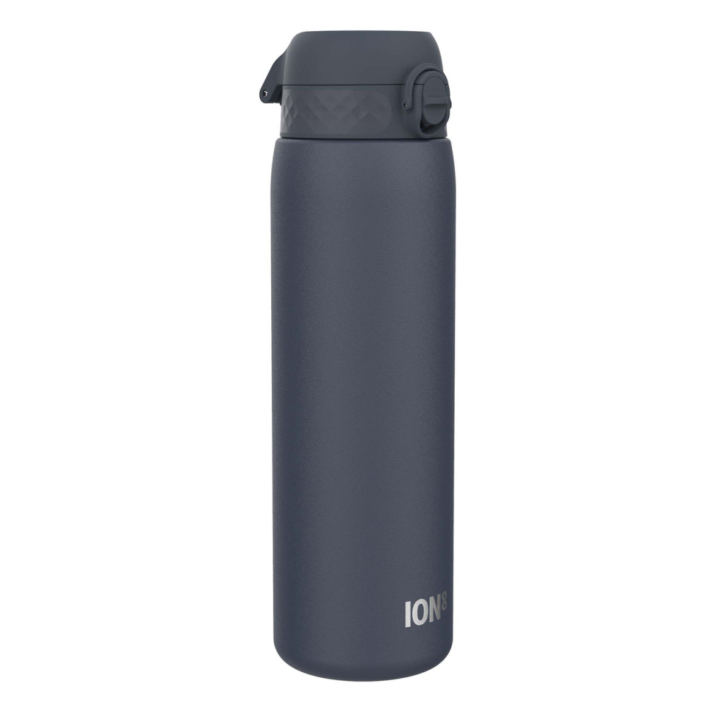 Пляшка для води ION8 OneTouch Stainless Steel 1200 мл Ash Navy (I8SS1000ANAVY) - зображення 1
