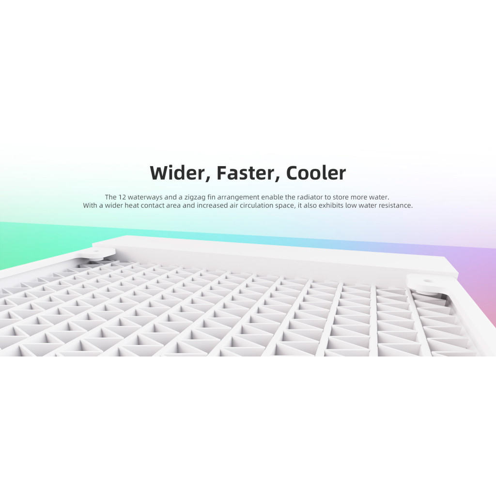 Система рідинного охолодження ID-Cooling FX360 ARGB WHITE - зображення 11