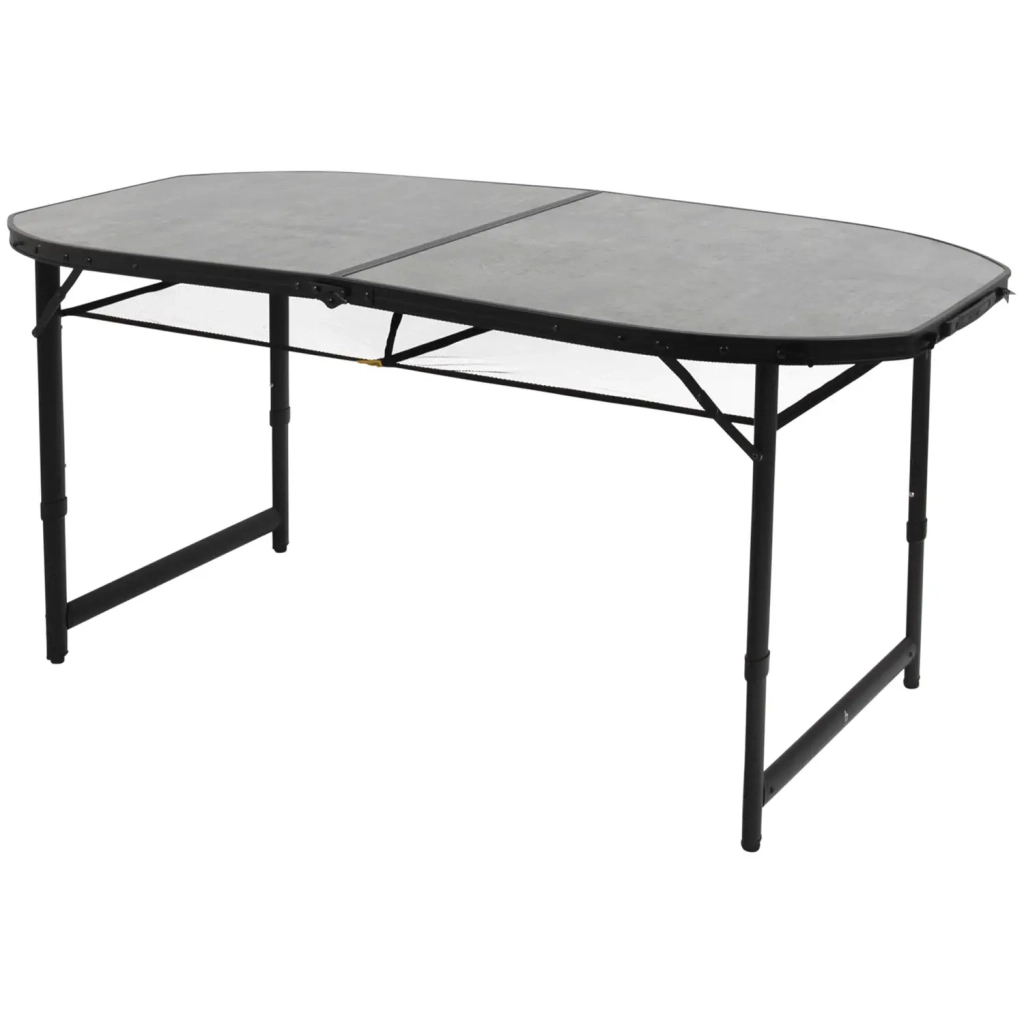 Туристичний стіл Bo-Camp Northgate Oval 150x80 cm Black/Grey (1404188) - зображення 3
