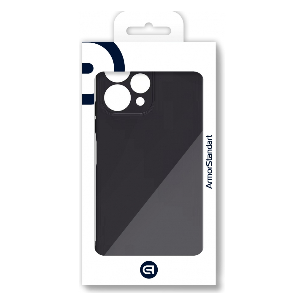 Чохол до мобільного телефона Armorstandart Matte Slim Fit Xiaomi Redmi 12 4G Camera cover Black (ARM66526) - зображення 2