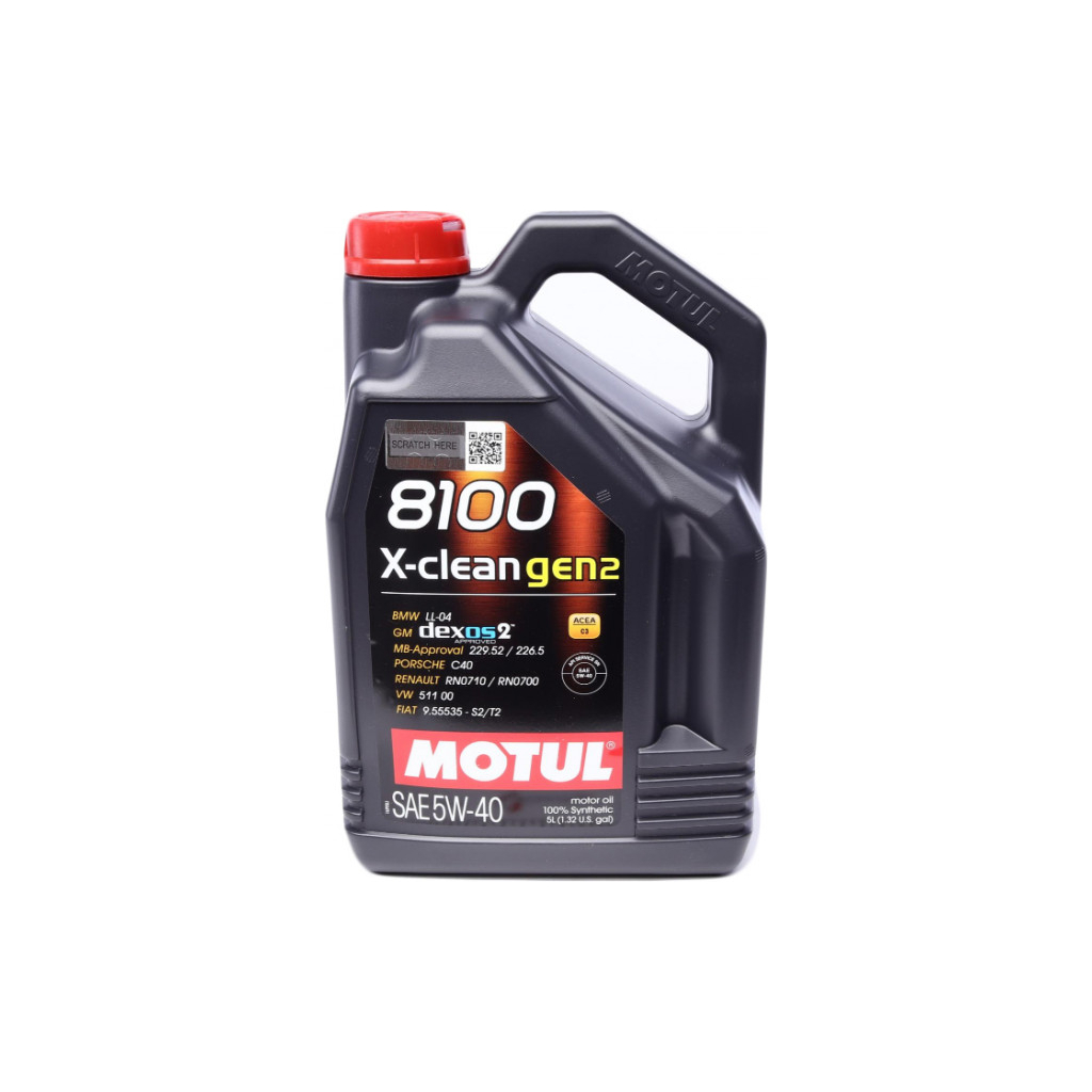 Моторна олива MOTUL 8100 X-clean 5w40 5л (854151) - зображення 1
