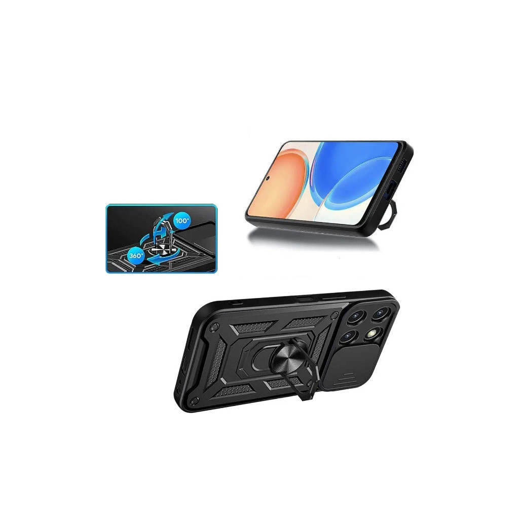 Чохол до мобільного телефона BeCover Military Honor X6a Black (710670) - зображення 3