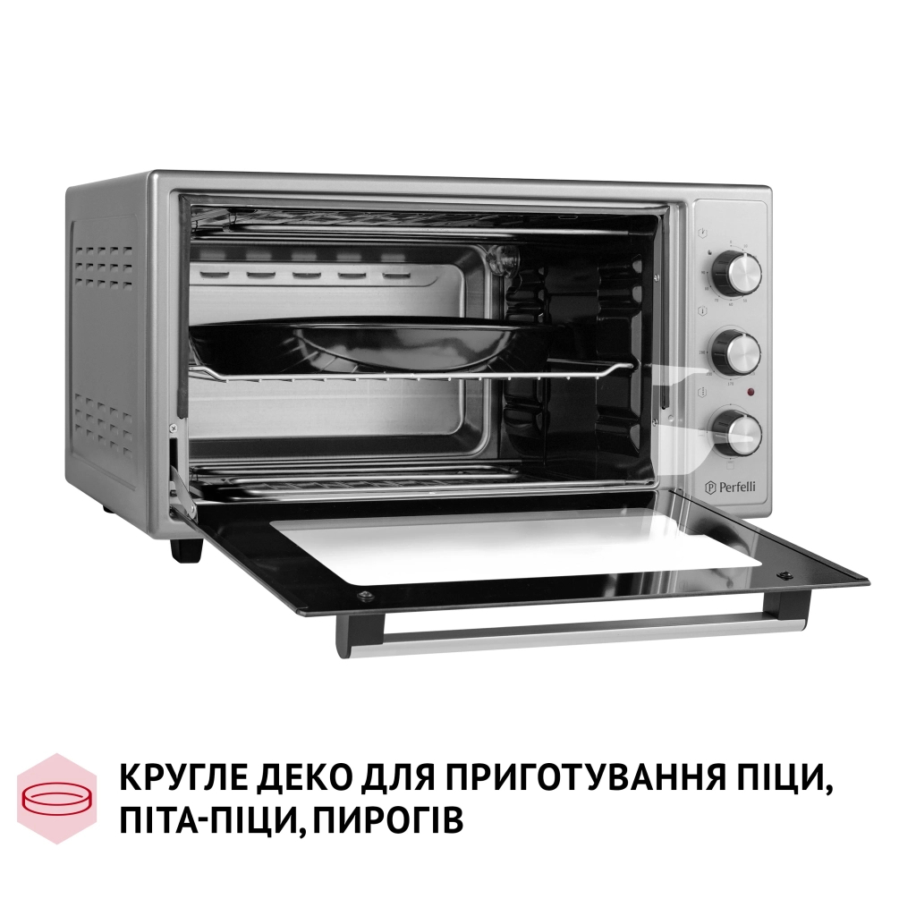 Електропіч Perfelli CLASSIC 48 GREY - зображення 6