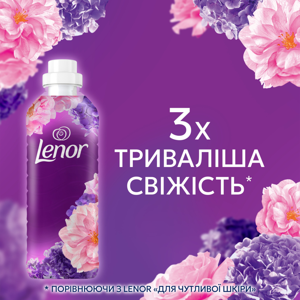 Кондиціонер для білизни Lenor Квітковий букет 1.239 л (8700216726900) - изображение 6