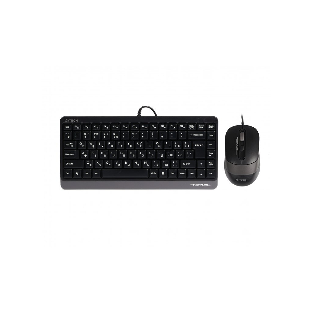 Комплект A4Tech F1110 USB Grey (4711421987547) - зображення 1
