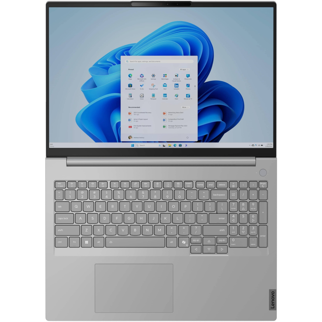 Ноутбук Lenovo ThinkBook 16 G8 IRL (21SH00JRRA) - зображення 4