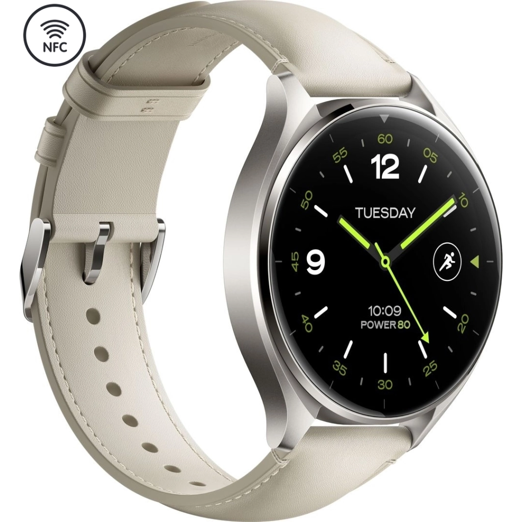 Смарт-годинник Xiaomi Watch 2 Titan BHR9306GL Gray Case White Leather Strap (1093970) - зображення 3