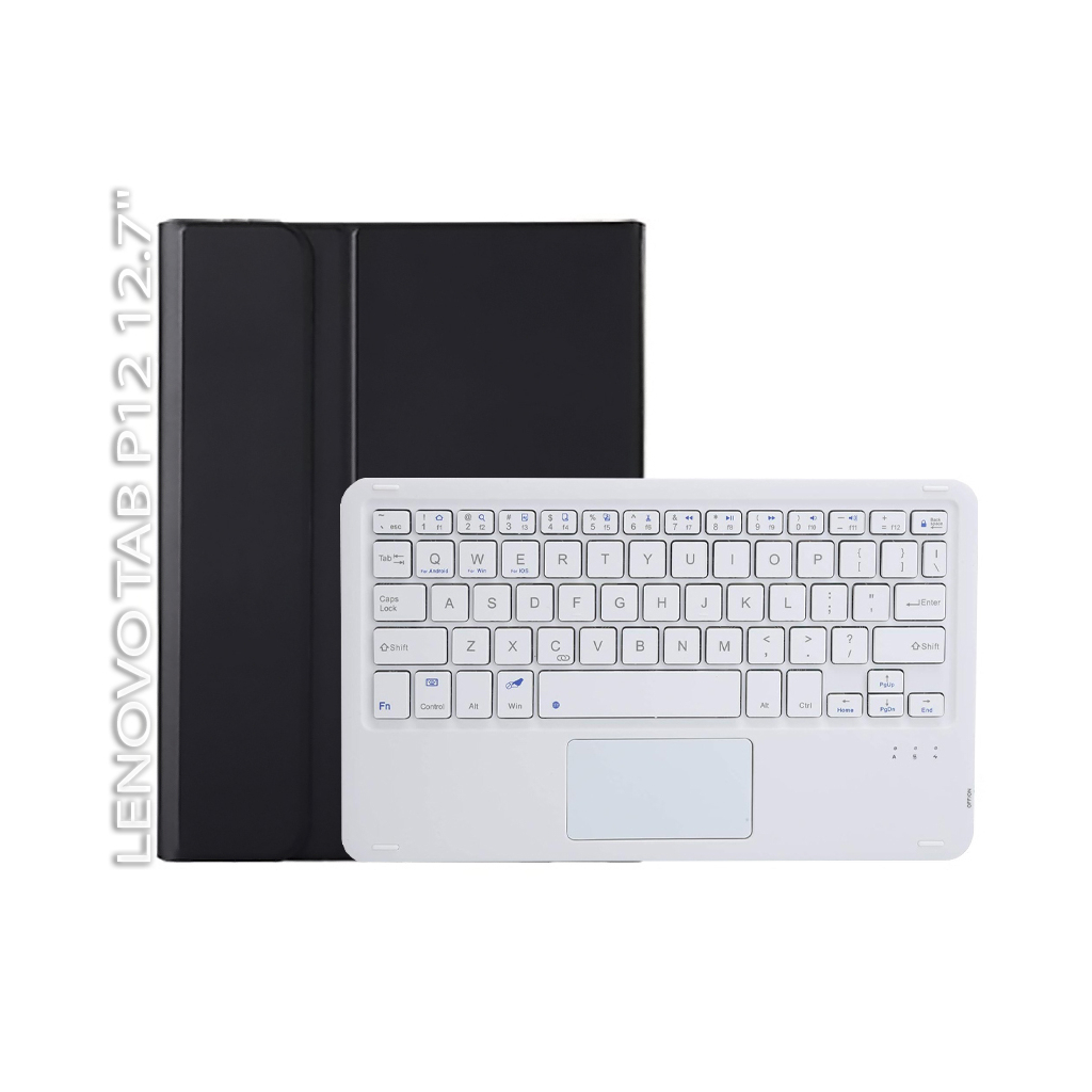 Чохол до планшета BeCover Keyboard+TouchPad Lenovo Tab P12 TB-370FU 12.7" Black (712393) - зображення 1