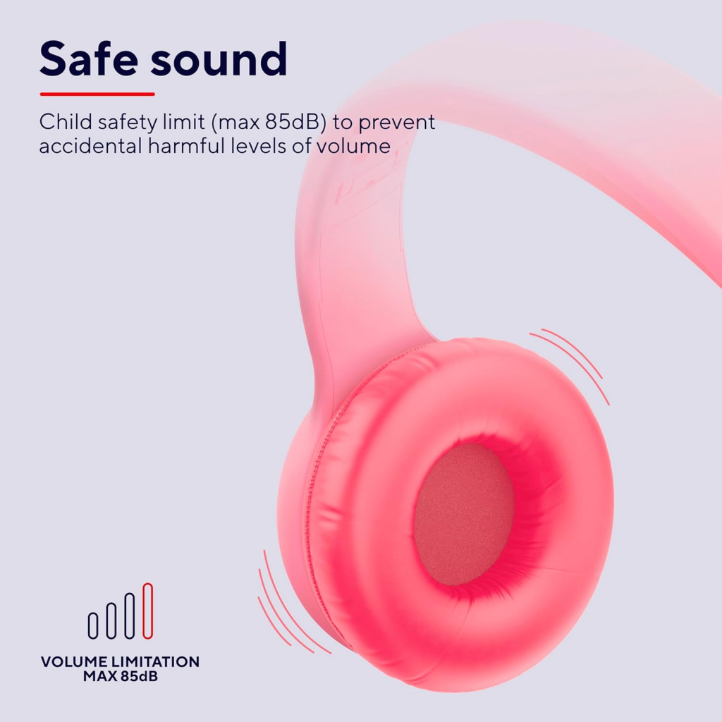 Навушники Trust Nouna Kids Wireless Pink (25274) - зображення 3