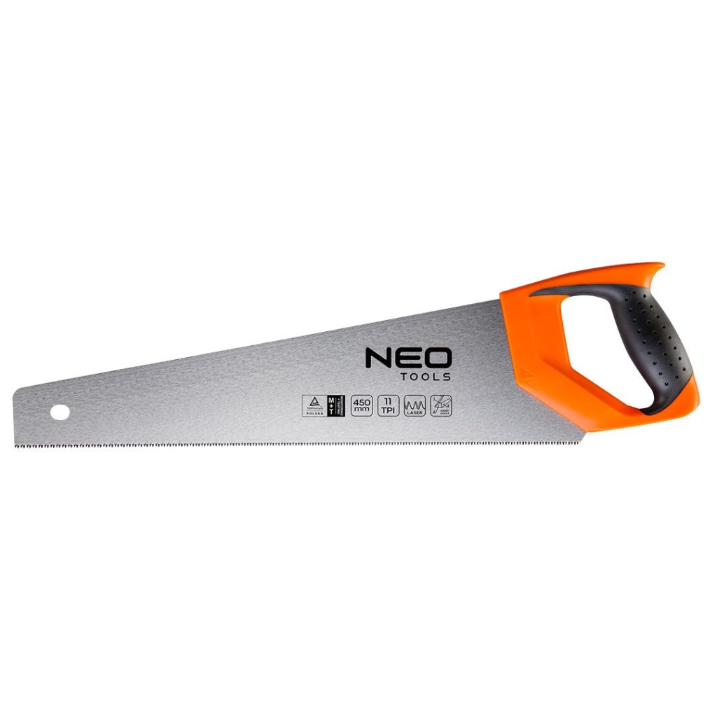 Ножівка Neo Tools по дереву, 450 мм, 11TPI (41-066) - зображення 1