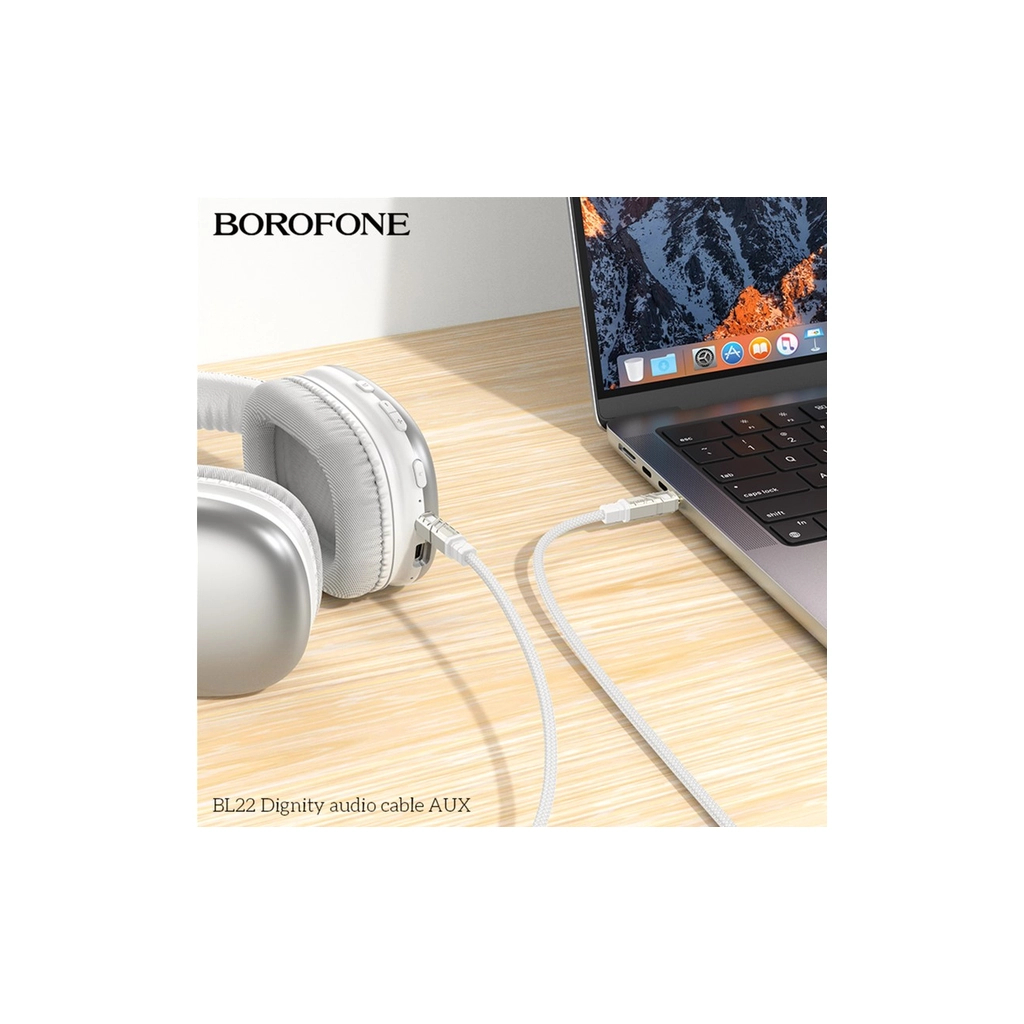 Кабель мультимедійний USB-C to 3.5mm M 1.0m black BOROFONE (6941991117763) - изображение 6